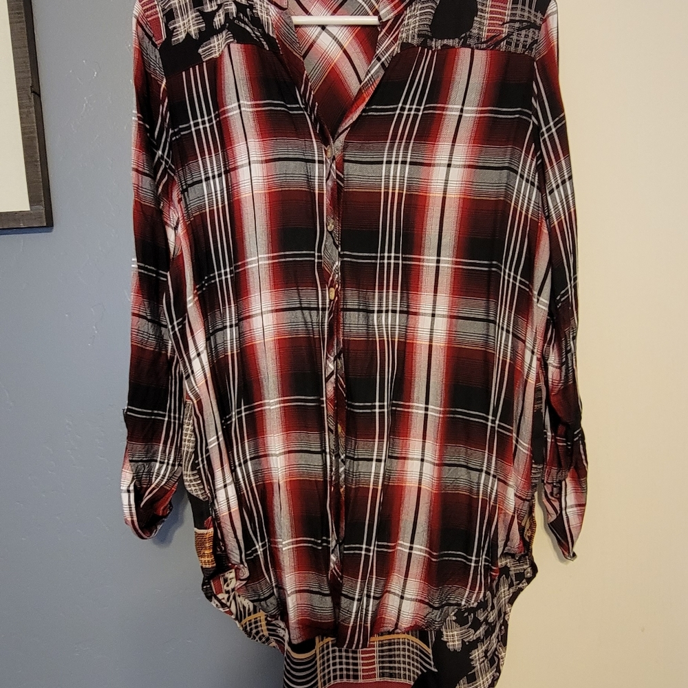 Woman's Plaid Blouse